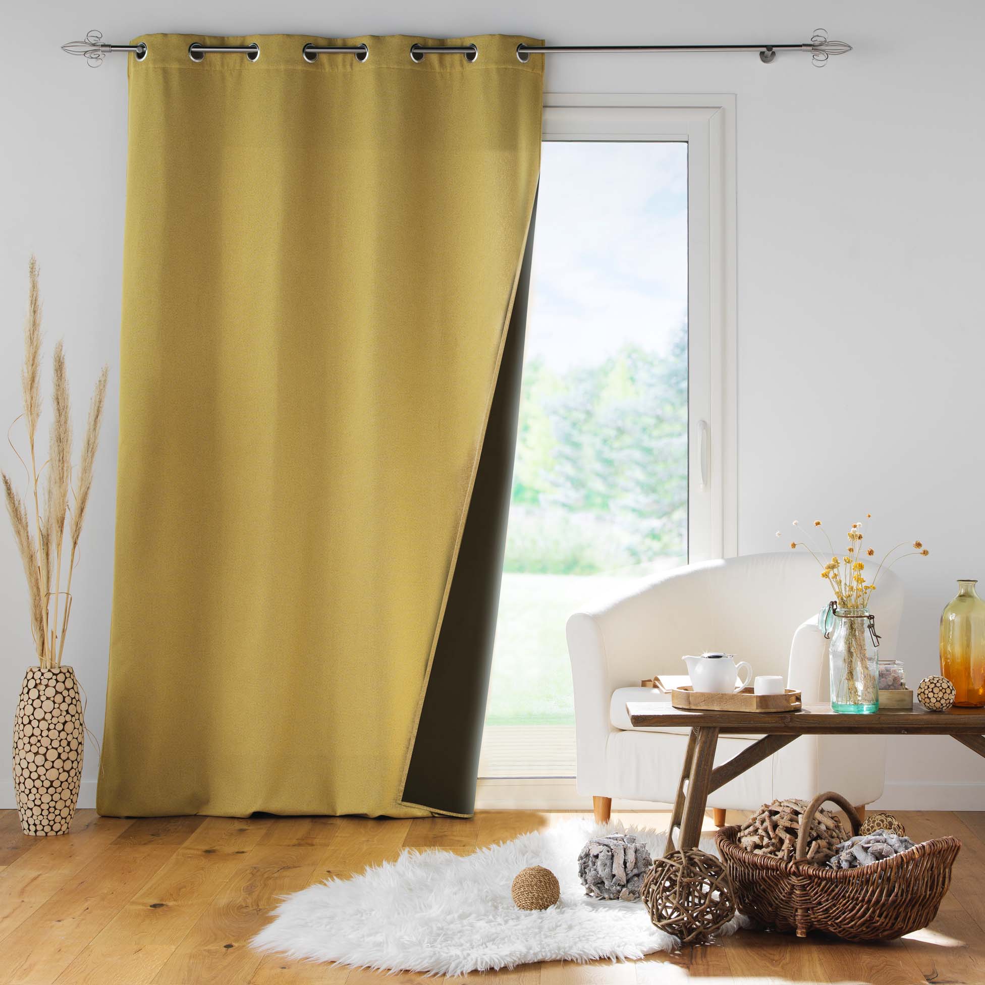 Draperie Jupiter Ecru, 140 x 260 cm (2)