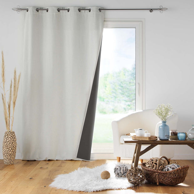 U10 Draperie Jupiter Ivoir, 140 x 260 cm