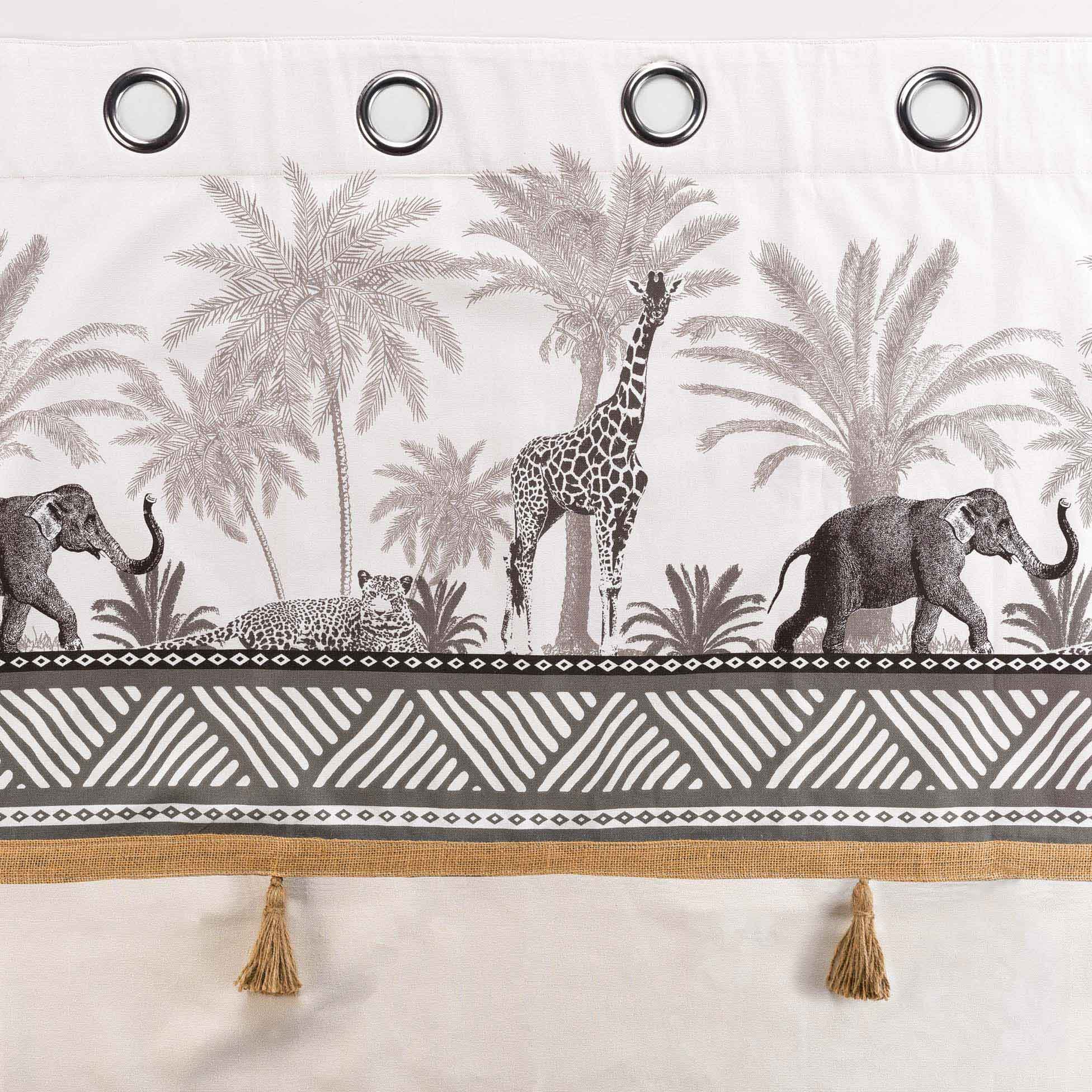 Draperie Kenya Lodge Ivoir, 140 x 240 cm (3)