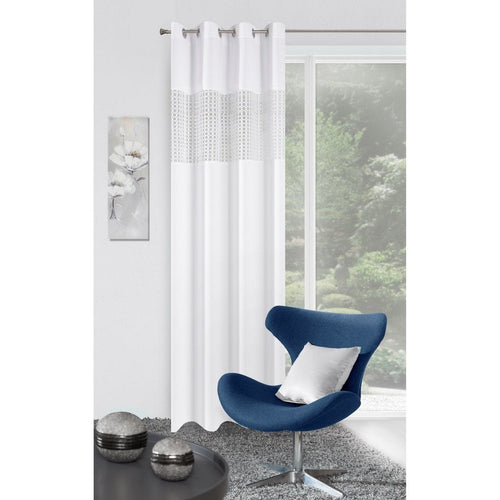 BFSummer Draperie Laura Alb, 140 x 250 cm, 1 bucata