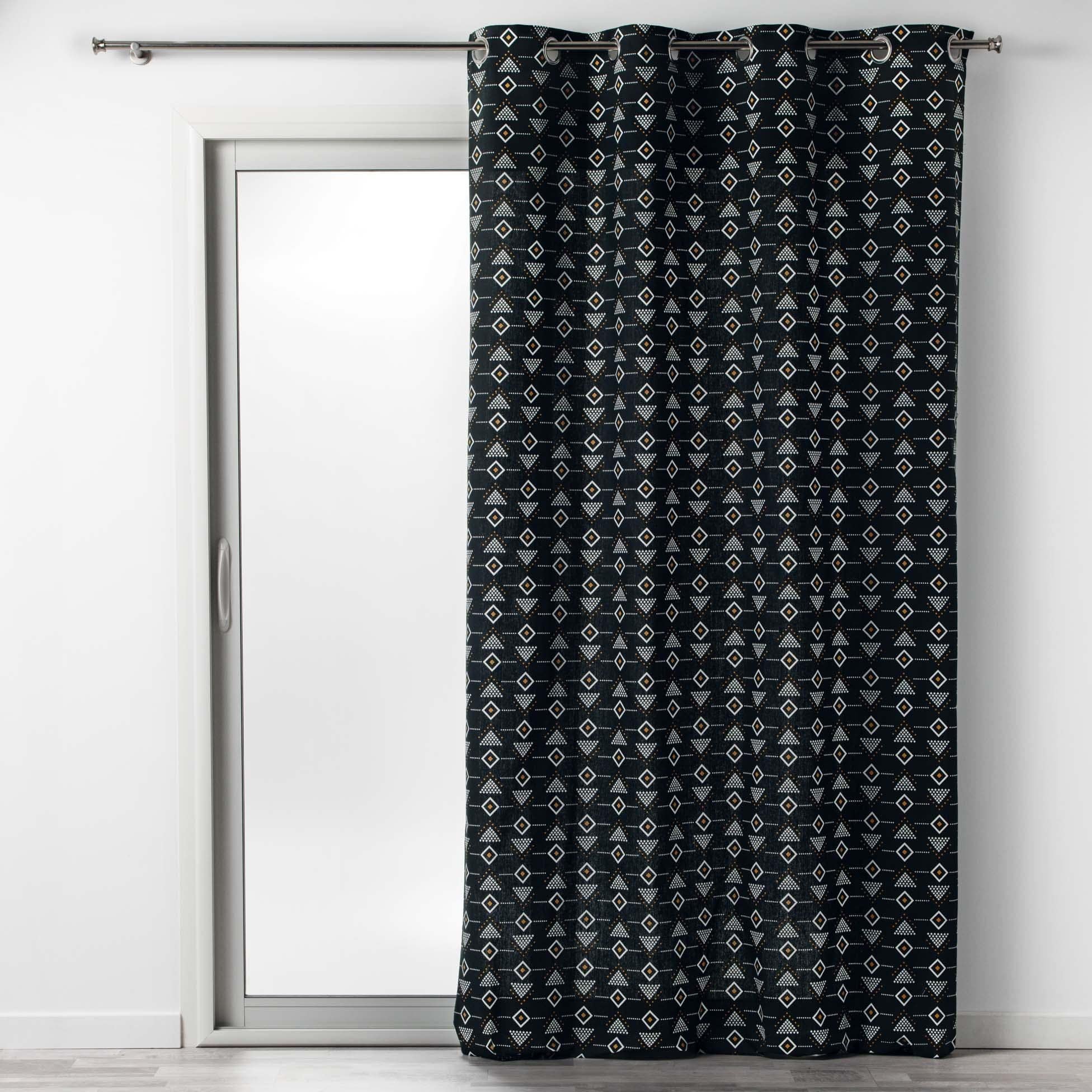 U10 Draperie Letiko Negru, 140 x 240 cm