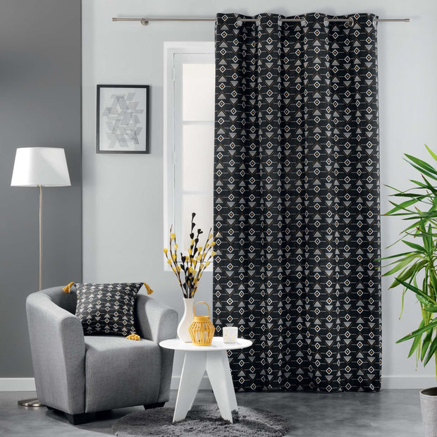 Draperie Letiko Negru, 140 x 240 cm (1)