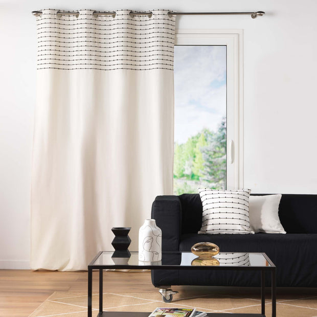 Draperie Linechic Ivoir, 140 x 240 cm (1)