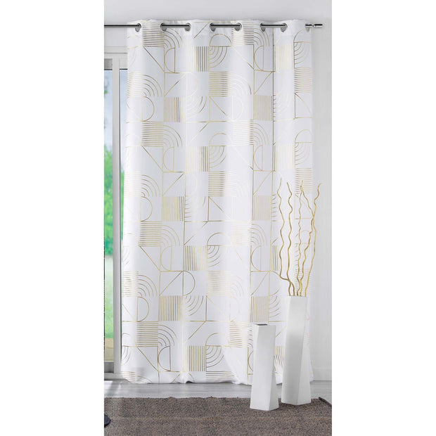 Draperie Lineor Alb / Auriu, 140 x 260 cm (3)