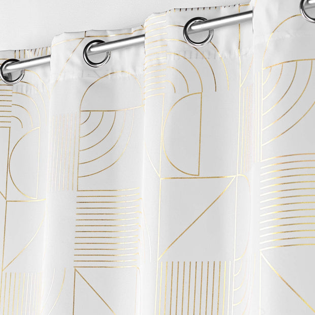 Draperie Lineor Alb / Auriu, 140 x 260 cm (4)
