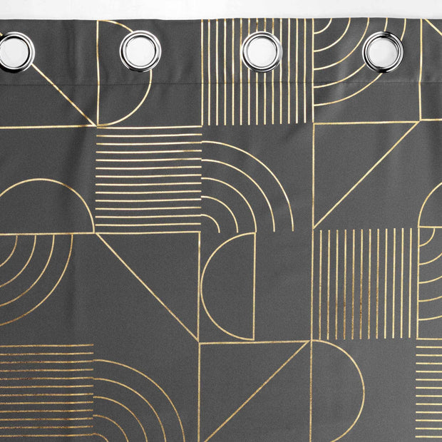 Draperie Lineor Antracit / Auriu, 140 x 260 cm (5)