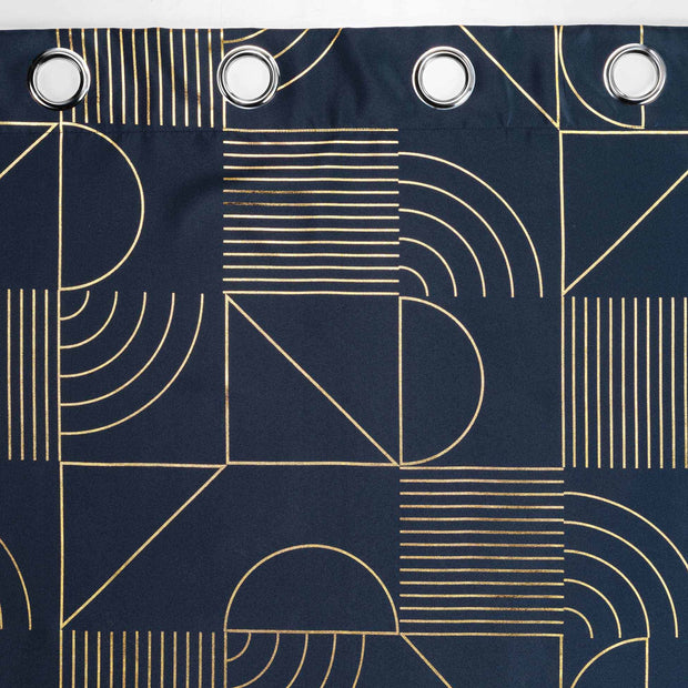 U10 Draperie Lineor Bleumarin / Auriu, 140 x 260 cm