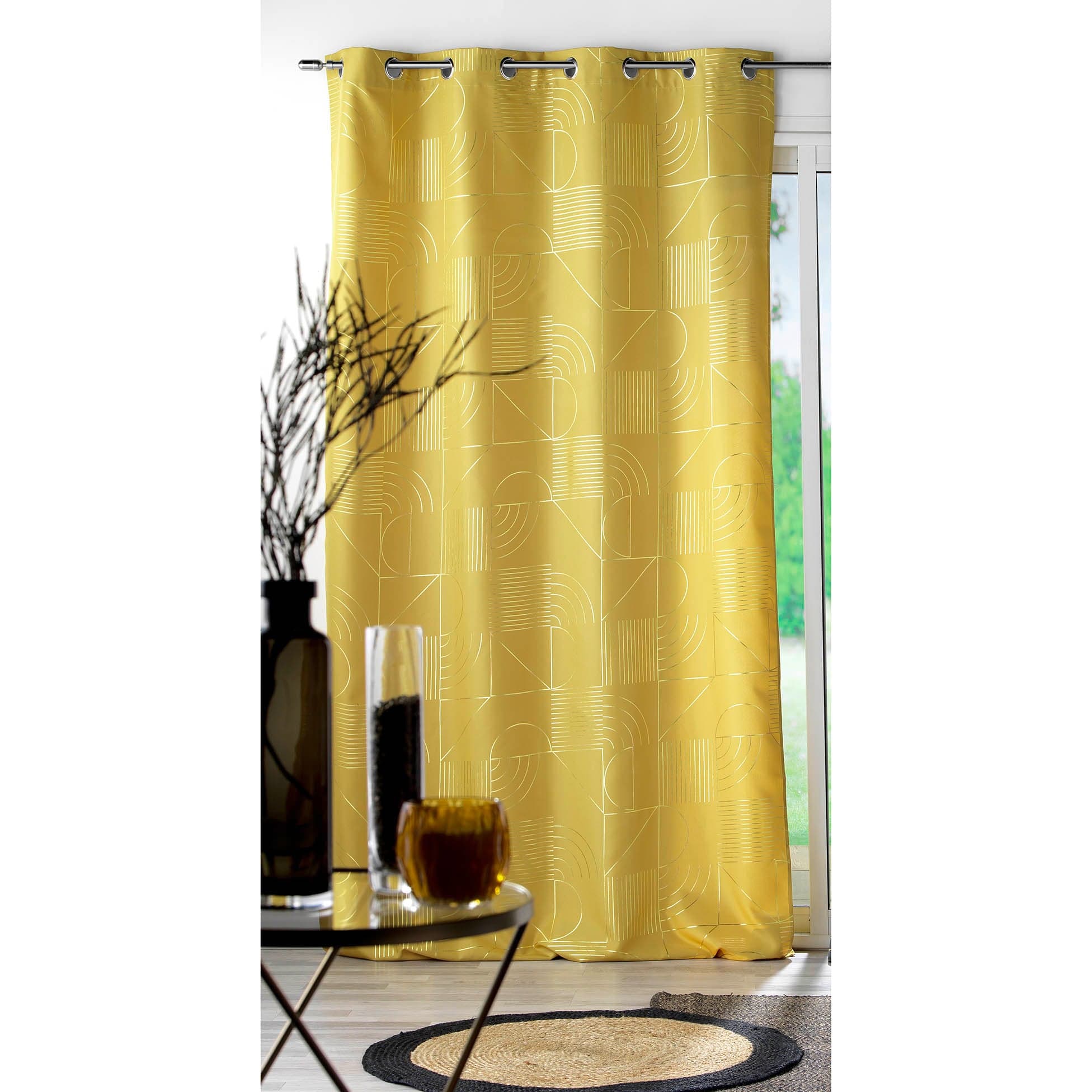 Draperie Lineor Galben / Auriu, 140 x 260 cm (3)