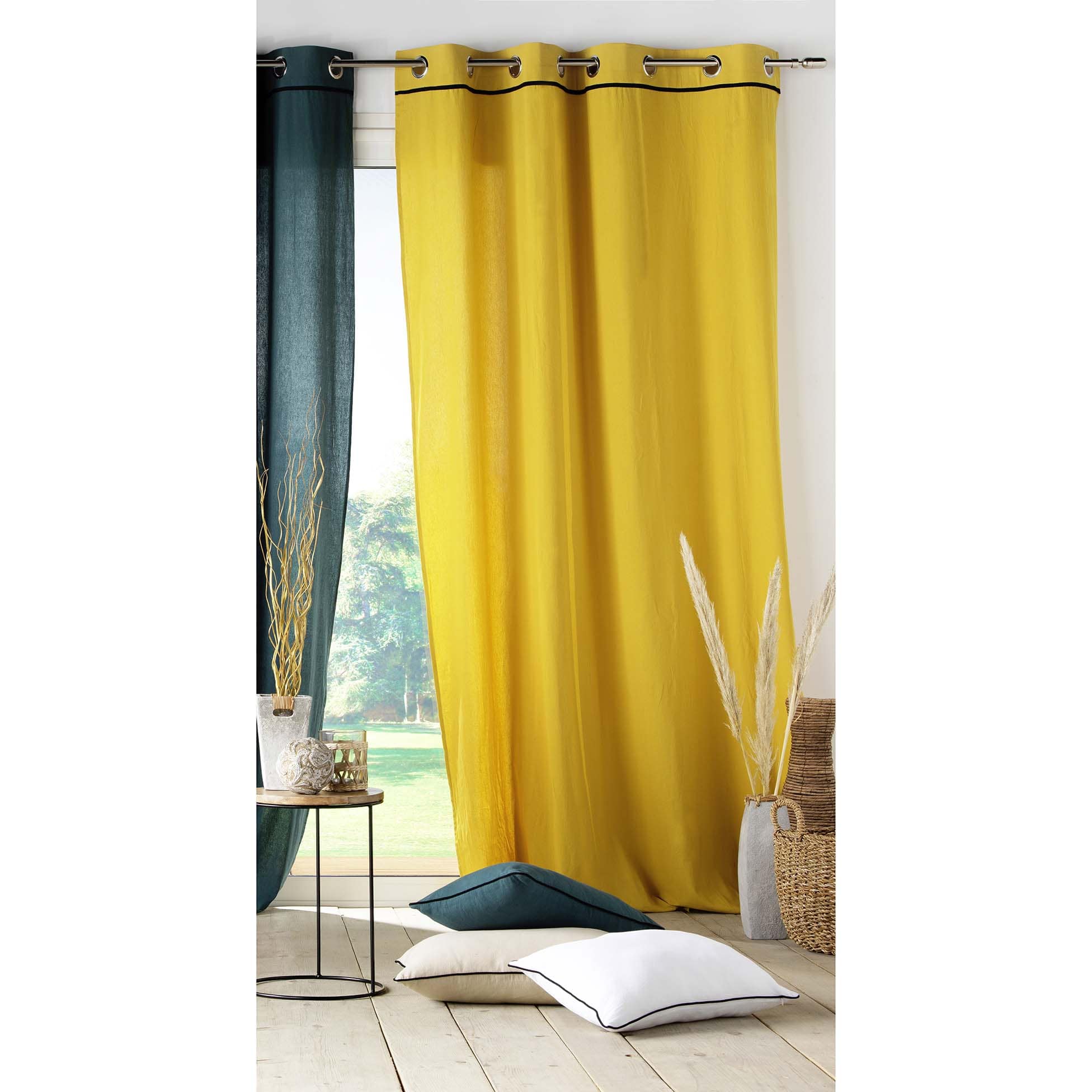 U10 Draperie Linette Galben, 135 x 240 cm