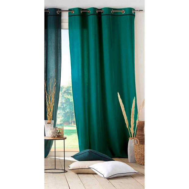U10 Draperie Linette Verde, 135 x 240 cm