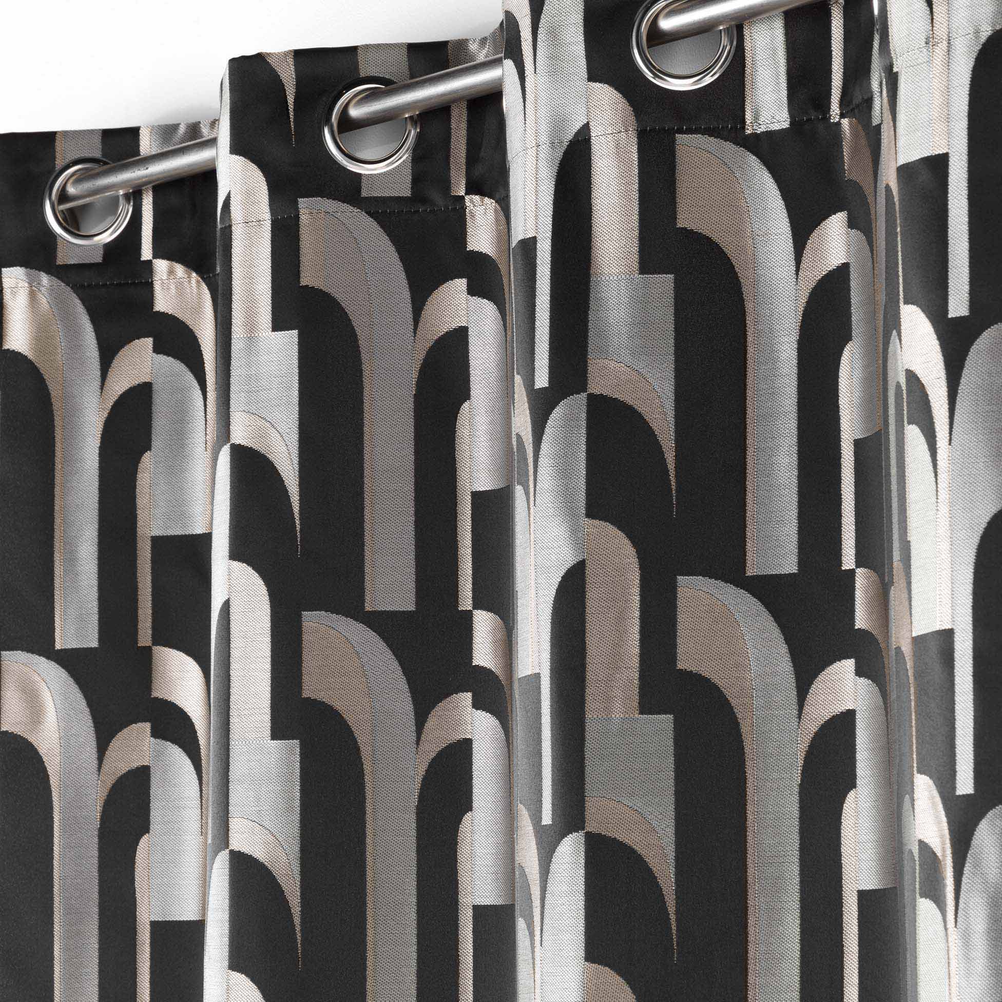 Draperie Medicis Negru, 140 x 260 cm (2)