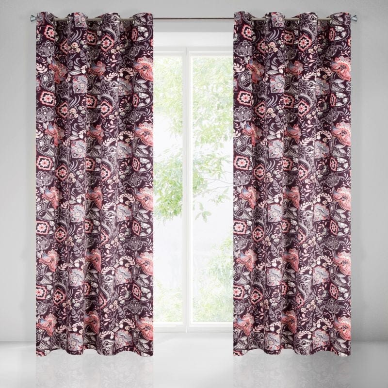 BFSummer Draperie Mirei Velvet Burgundy, 140 x 250 cm, 1 bucata