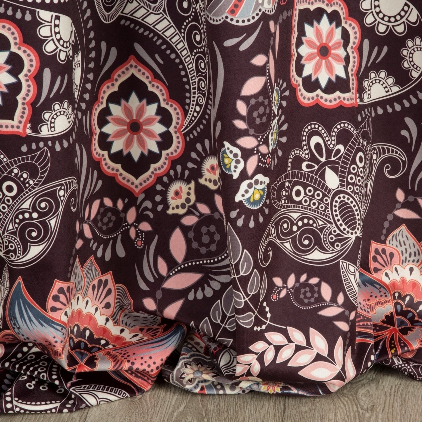 BFSummer Draperie Mirei Velvet Burgundy, 140 x 250 cm, 1 bucata