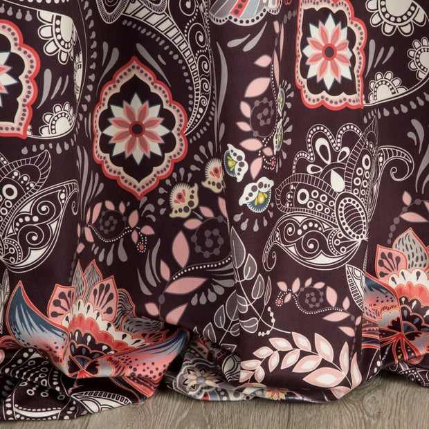 BFSummer Draperie Mirei Velvet Burgundy, 140 x 250 cm, 1 bucata