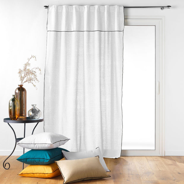 U10 Draperie Mistraline Alb, 140 x 240 cm