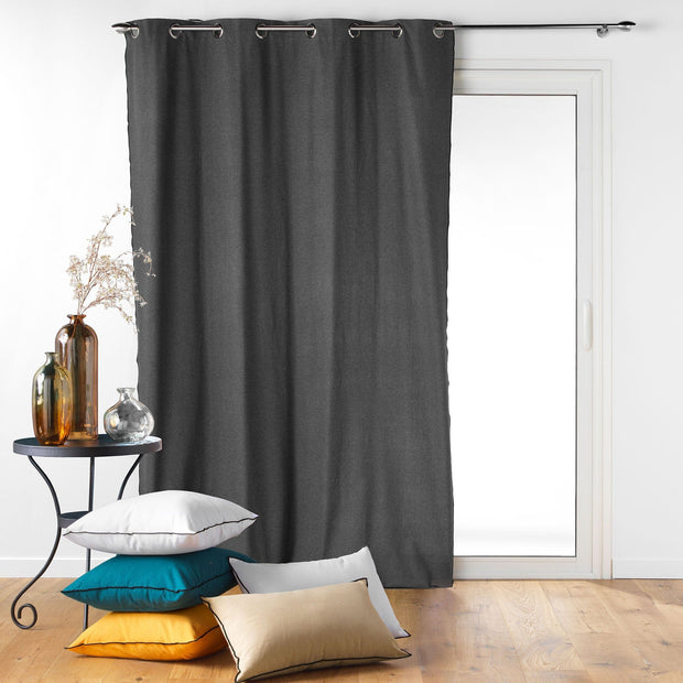 U10 Draperie Mistraline Antracit, 140 x 240 cm