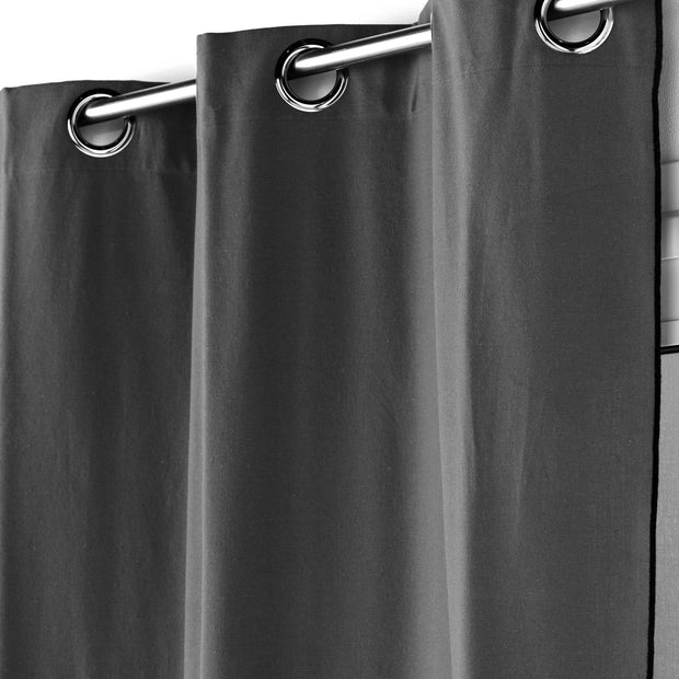 U10 Draperie Mistraline Antracit, 140 x 240 cm