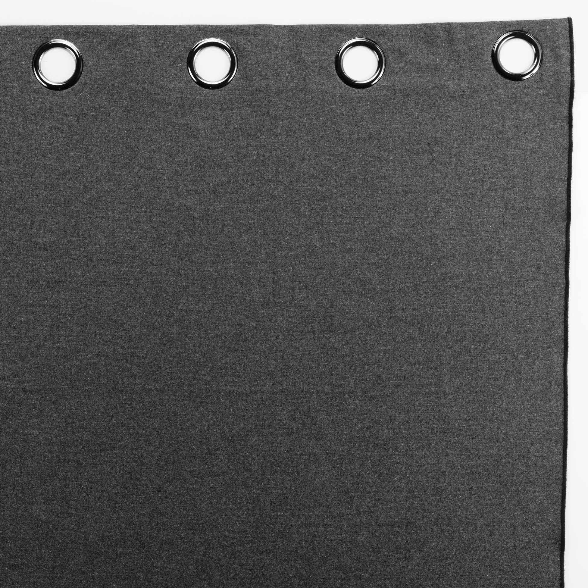 U10 Draperie Mistraline Antracit, 140 x 240 cm