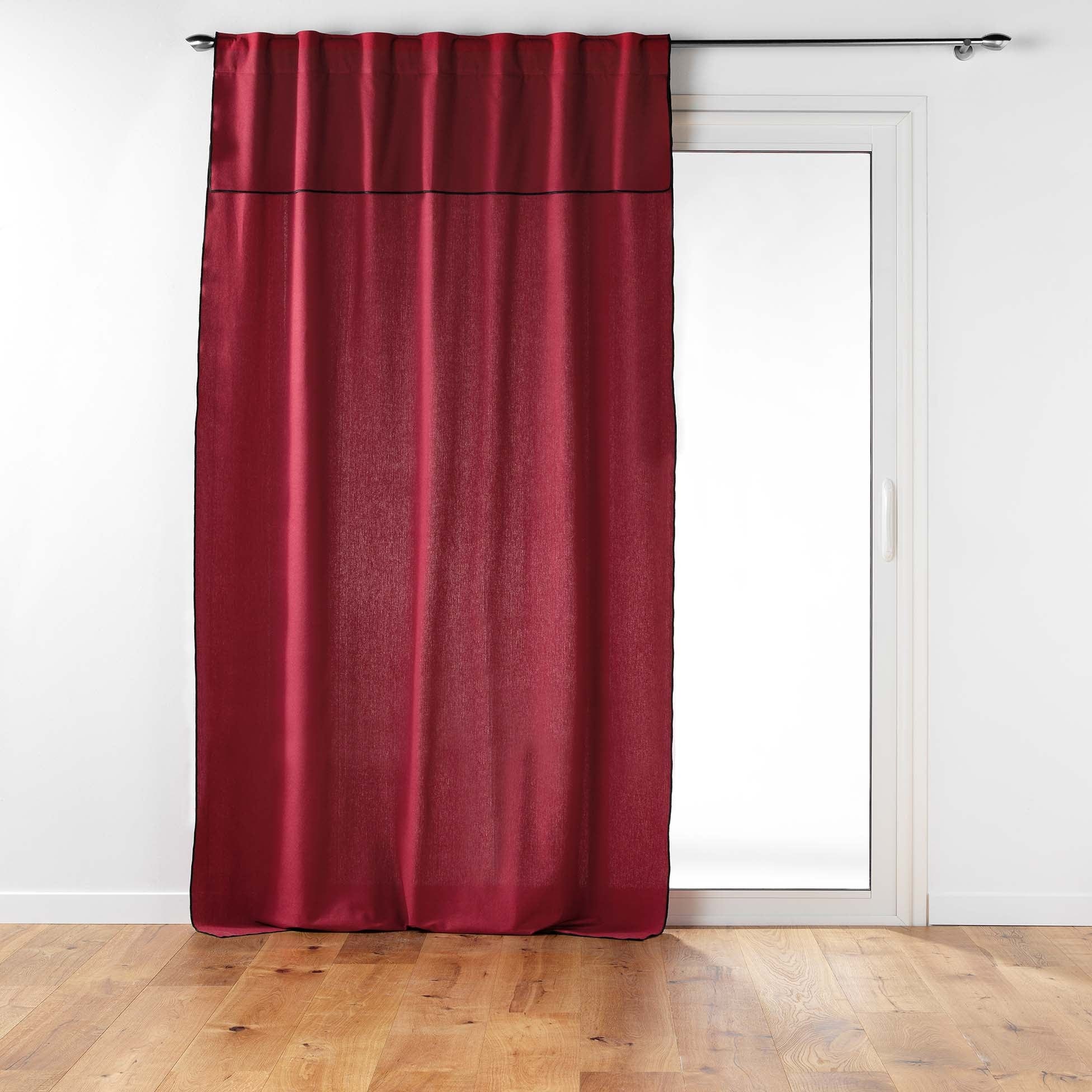 U10 Draperie Mistraline Bordeaux, 140 x 240 cm