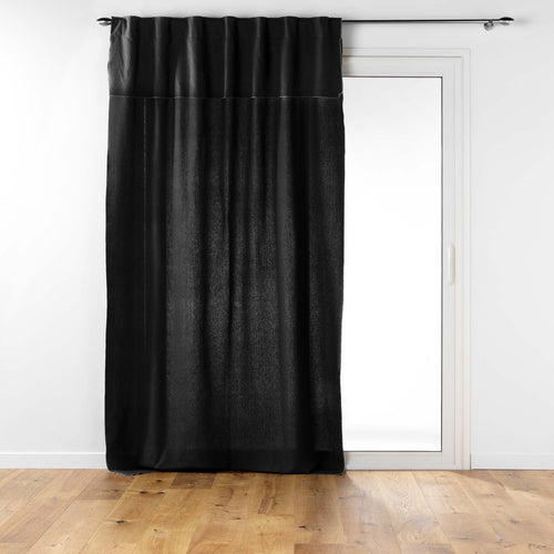 Draperie Mistraline Negru, 140 x 240 cm