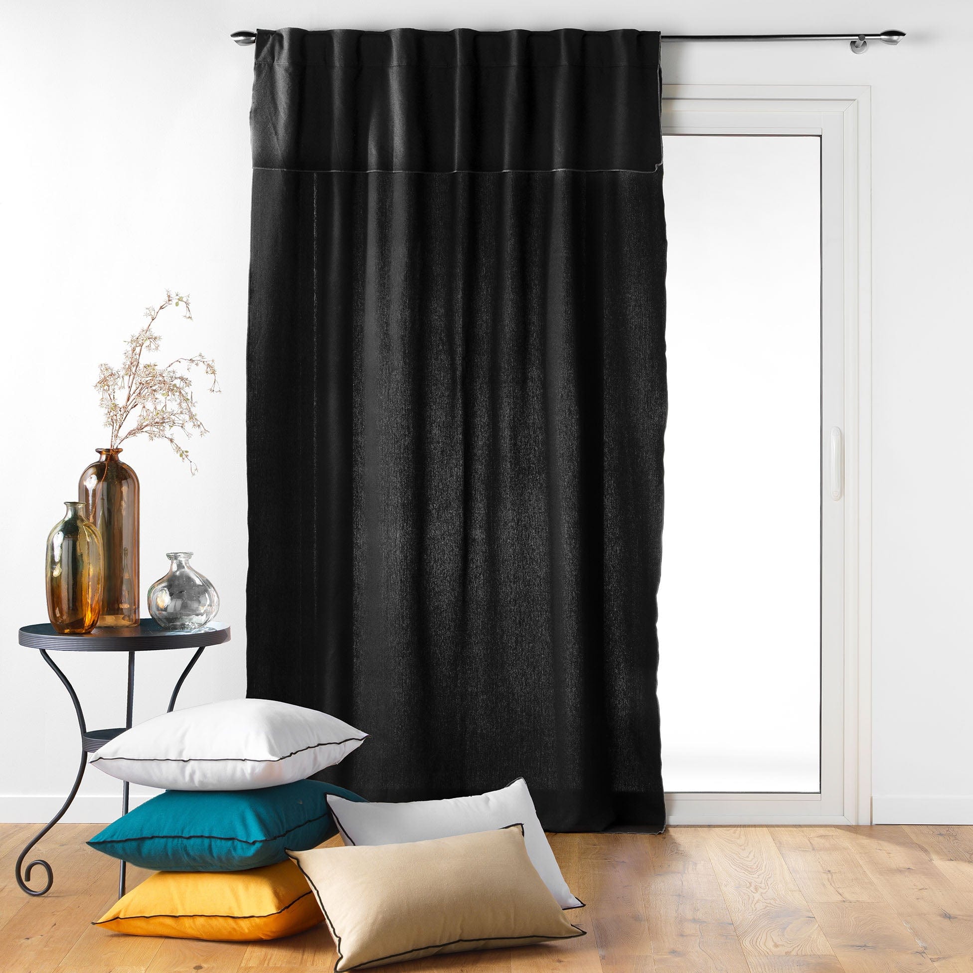 Draperie Mistraline Negru, 140 x 240 cm (2)