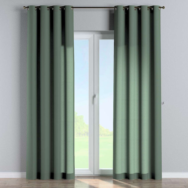 Draperie Nature Eyelet Verde, 130 x 260 cm (1)