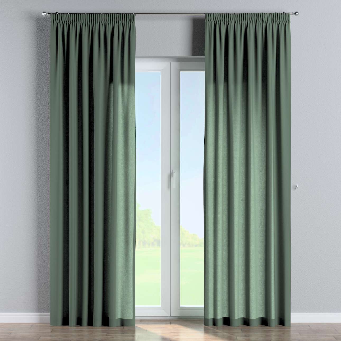 Draperie Nature Pencil Verde, 130 x 260 cm (1)