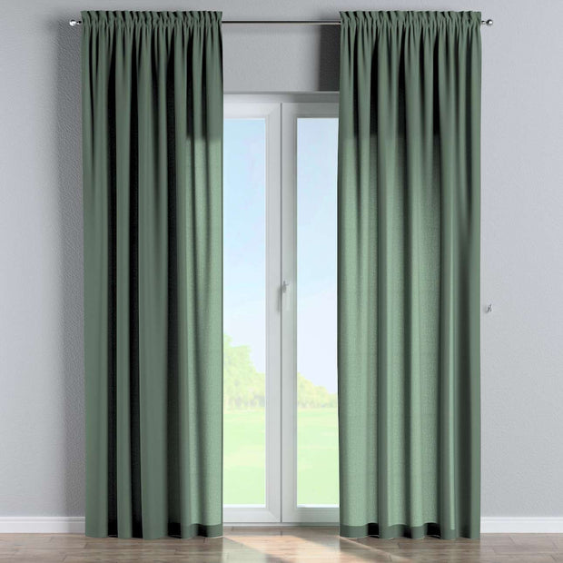Draperie Nature Slot Verde, 130 x 260 cm (1)
