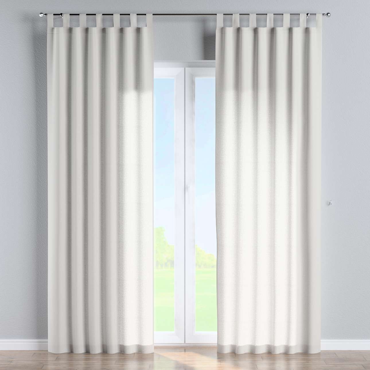 Draperie Nature Tab Alb, 130 x 260 cm (1)