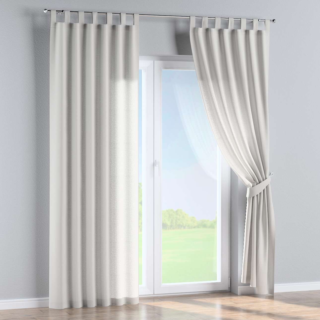 Draperie Nature Tab Alb, 130 x 260 cm (2)