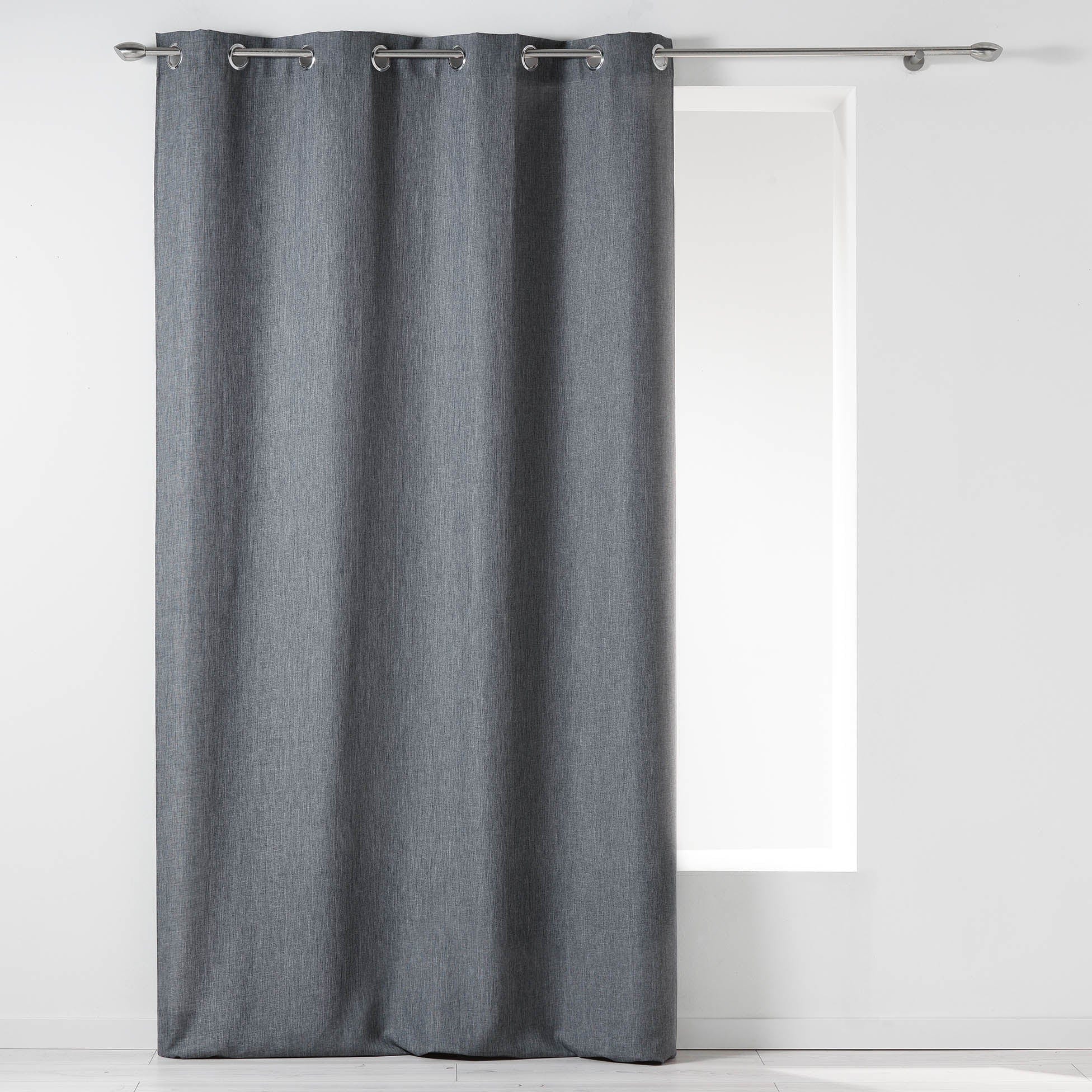 U10 Draperie Newton Antracit, 140 x 260 cm