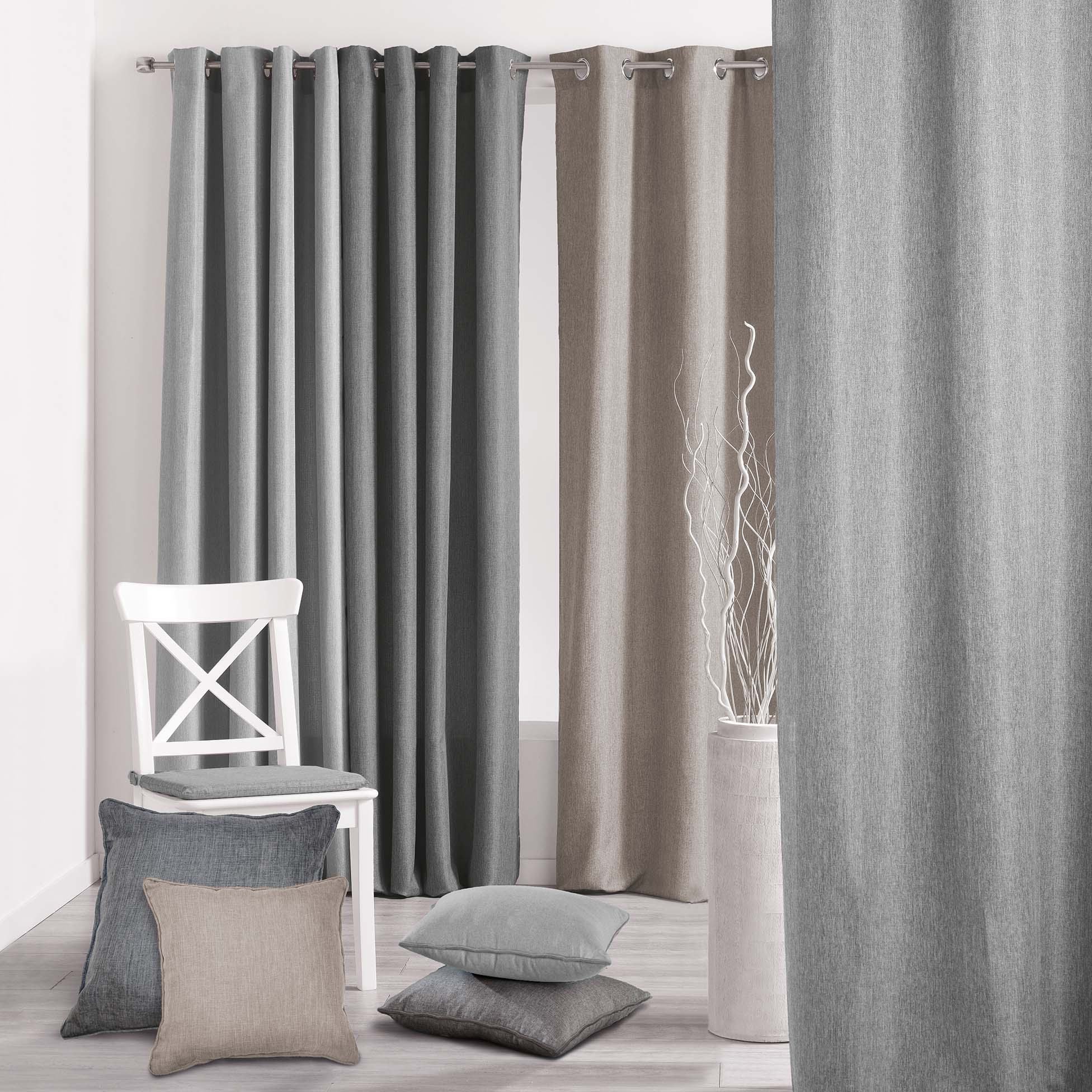 U10 Draperie Newton Antracit, 140 x 260 cm