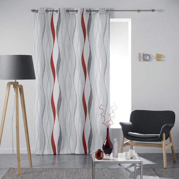 Draperie Ondulys Rosu, 140 x 260 cm (1)