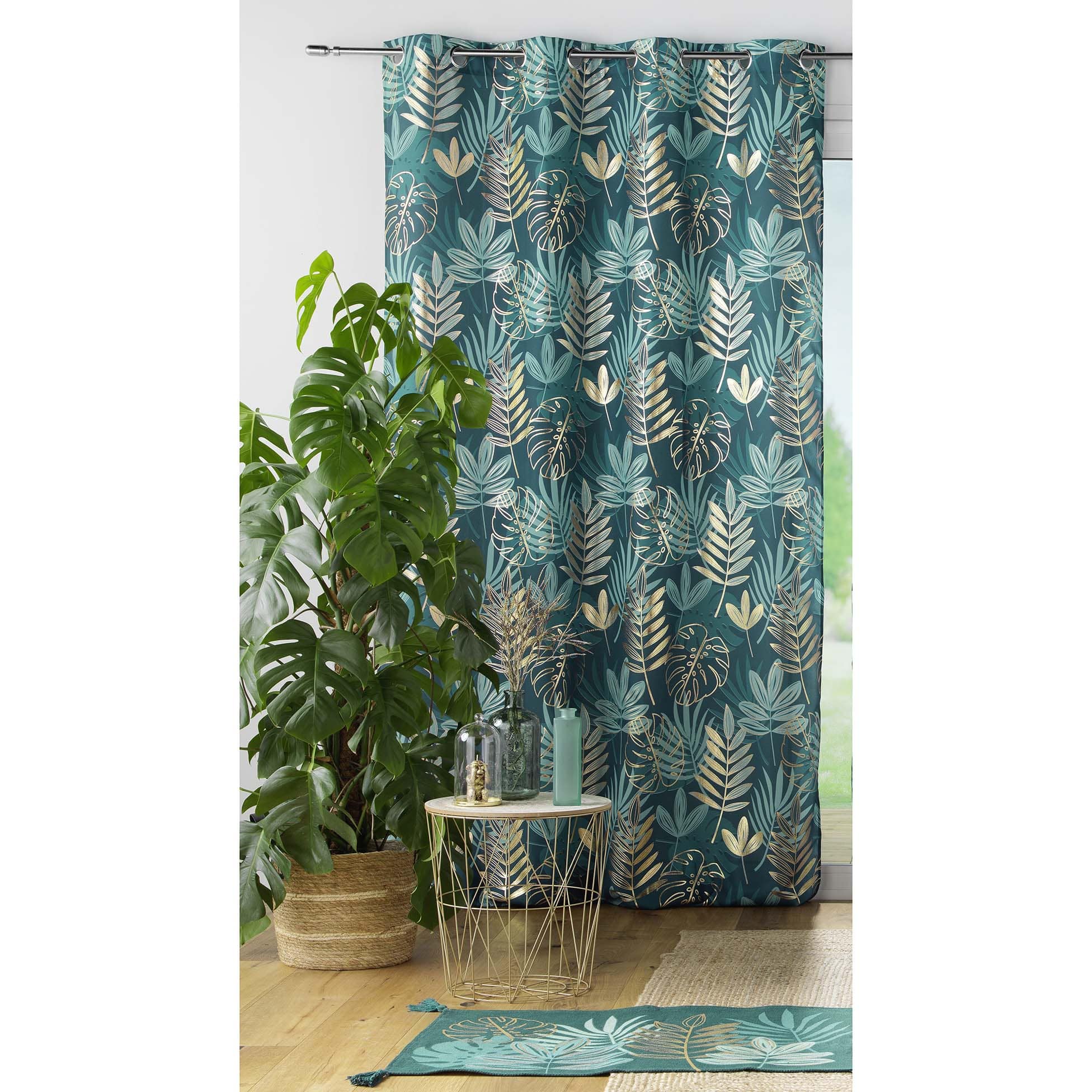 U10 Draperie Ornella Verde, 140 x 260 cm