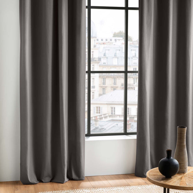 U10 Draperie Panama Grafit, 140 x 240 cm