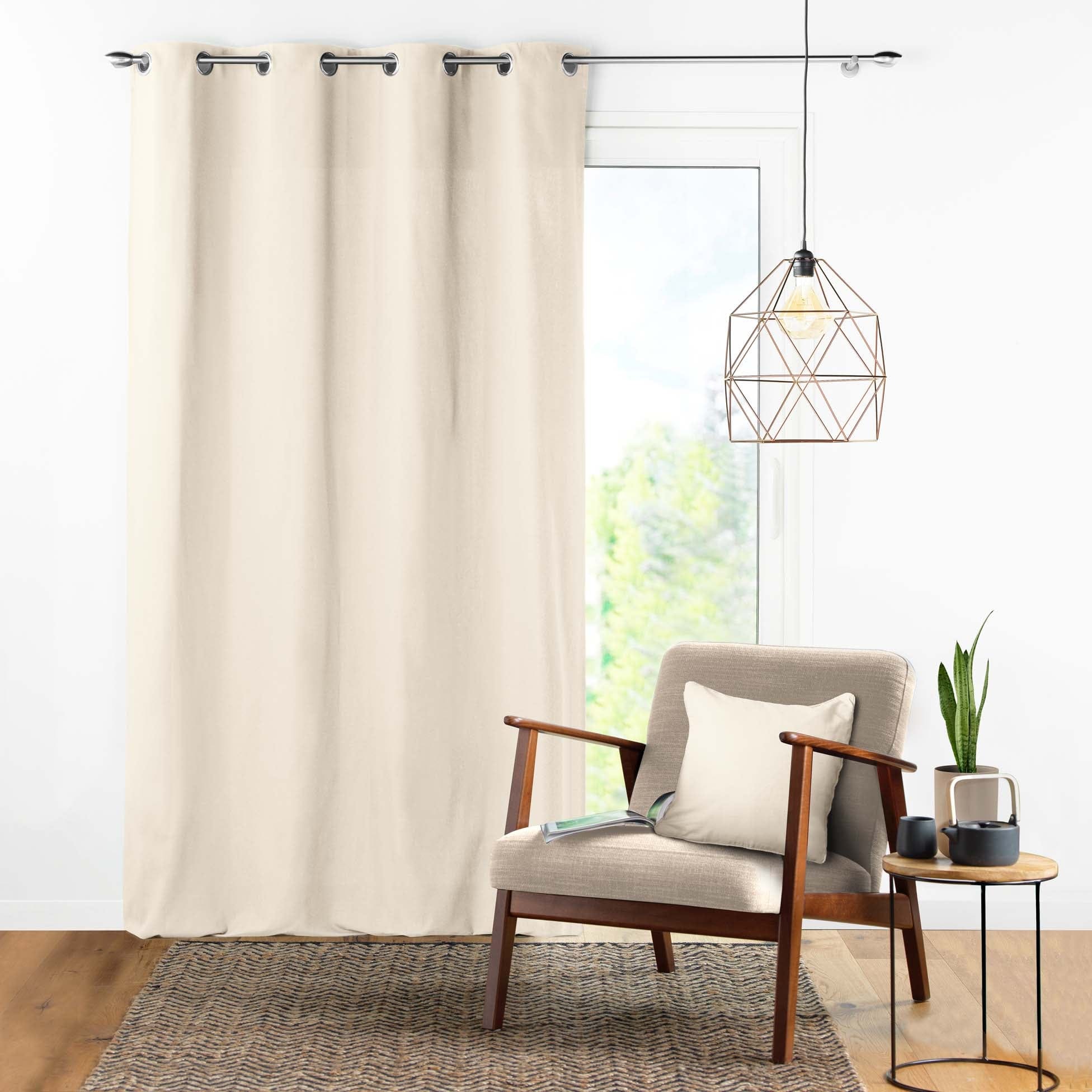 Draperie Panama Ivoir, 140 x 240 cm (1)