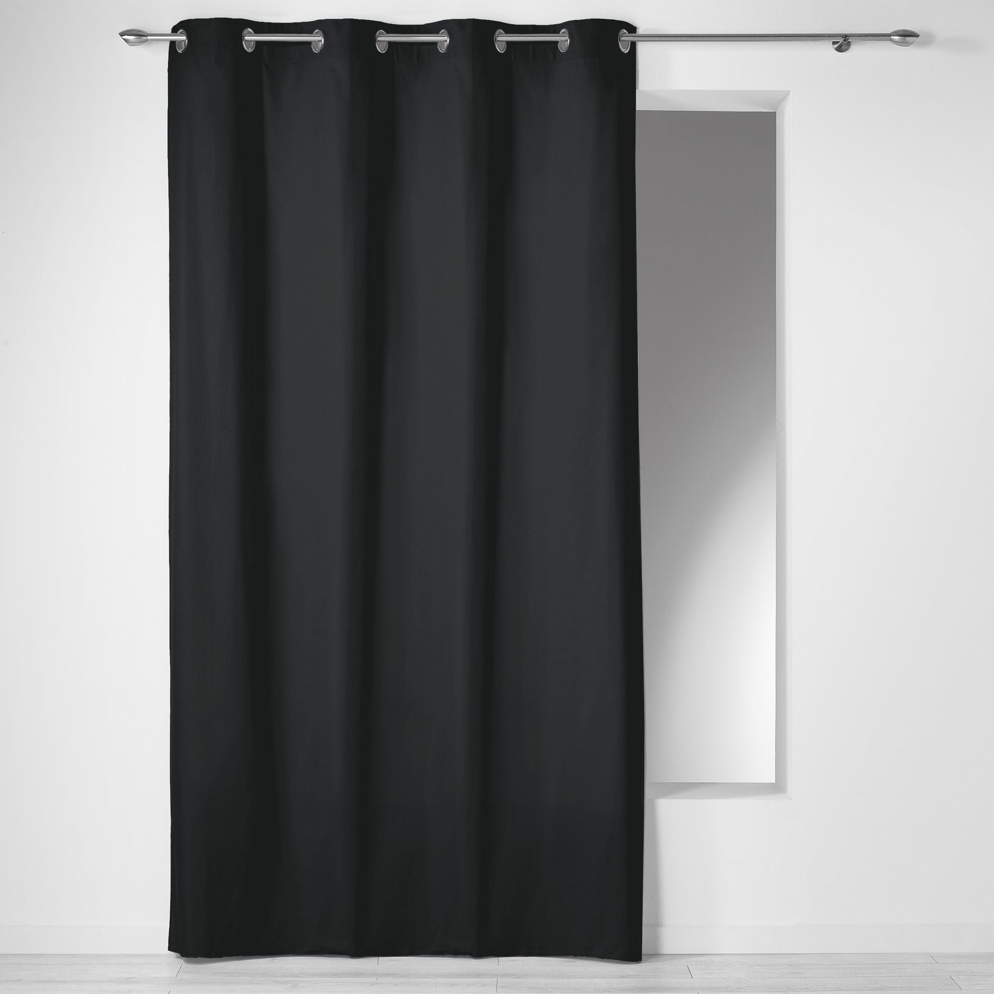 Draperie Panama Negru, 140 x 240 cm