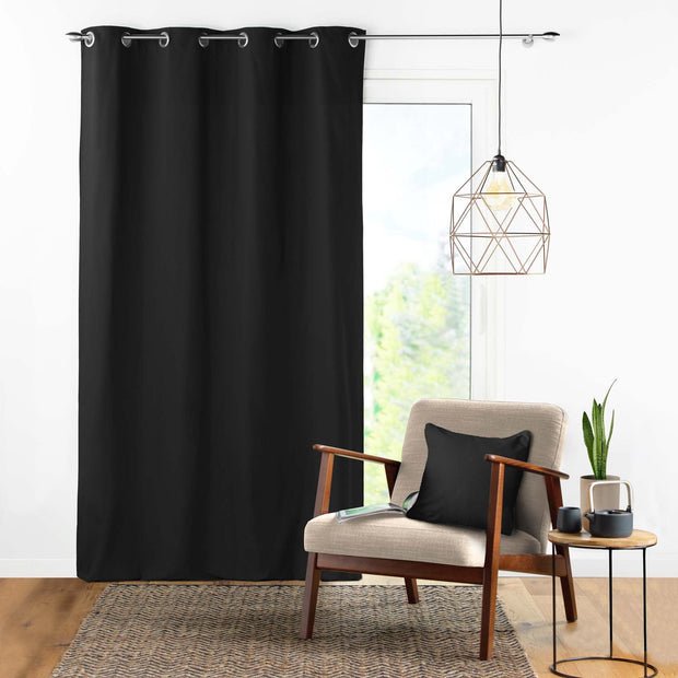 Draperie Panama Negru, 140 x 240 cm (1)
