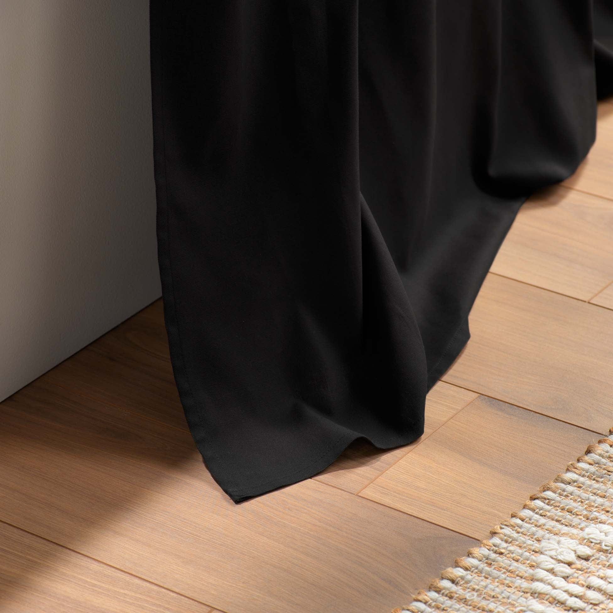 Draperie Panama Negru, 140 x 240 cm (5)