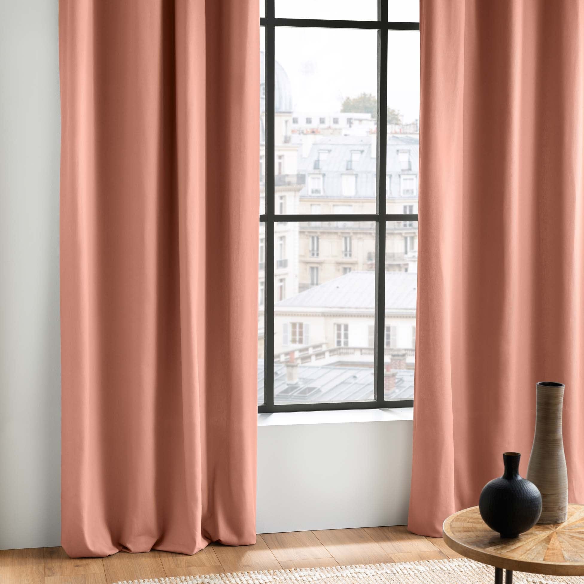 U10 Draperie Panama Roz, 140 x 240 cm