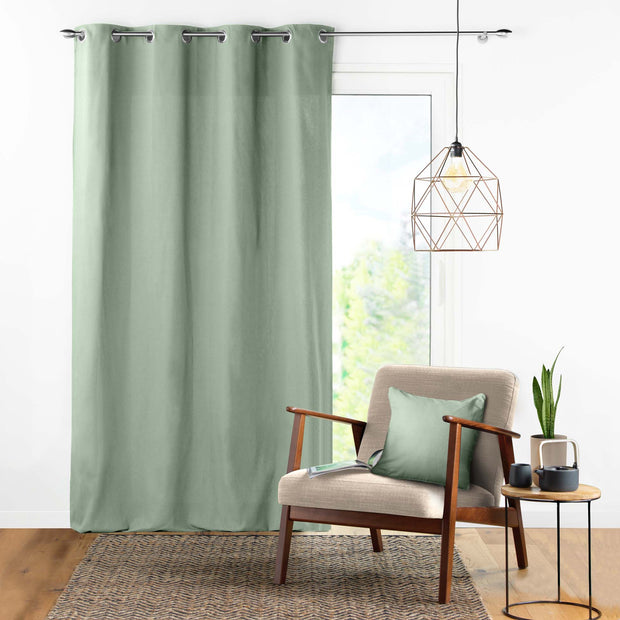 U10 Draperie Panama Verde Mint, 140 x 240 cm