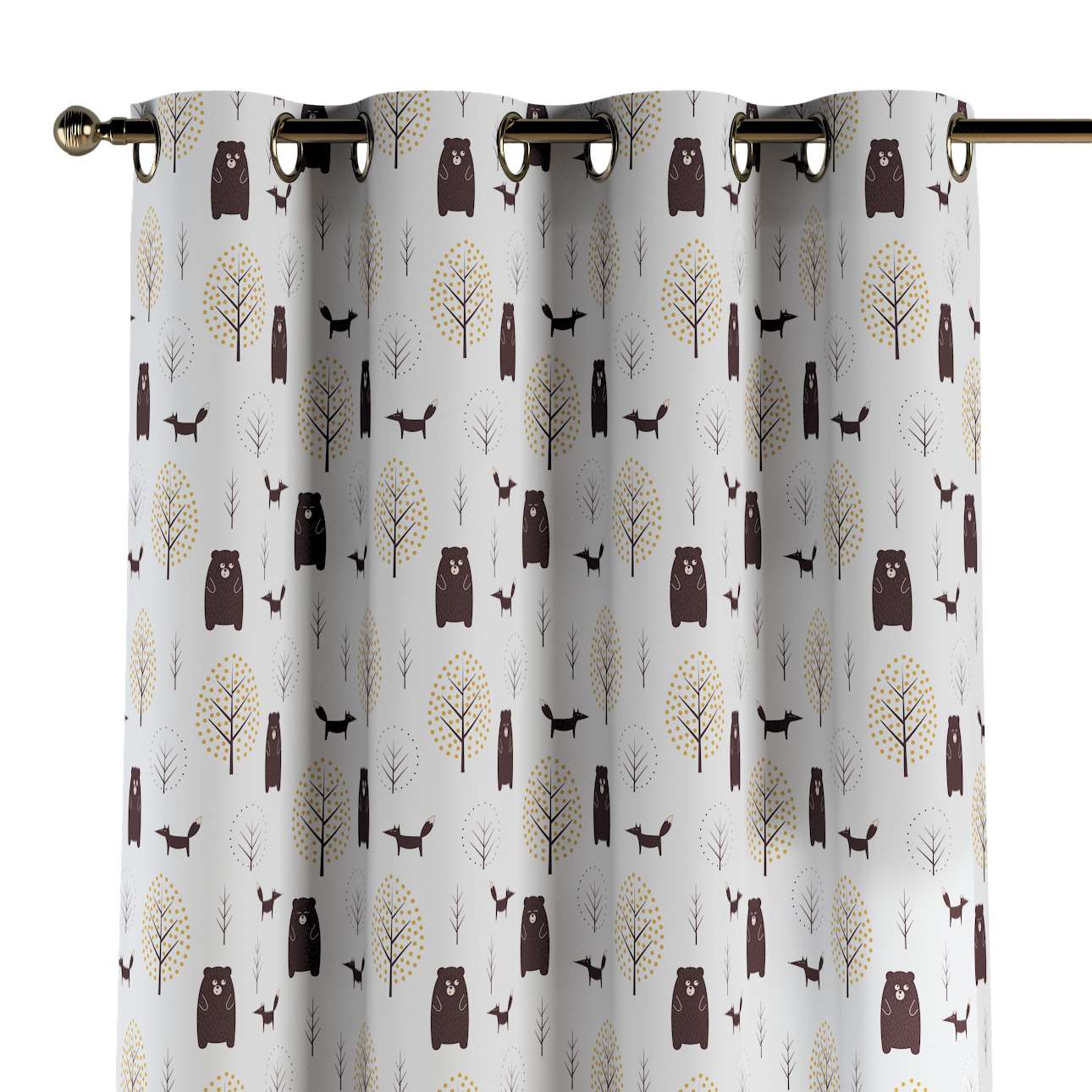 Draperie pentru copii, Magic Eyelet Bear, 130 x 260 cm