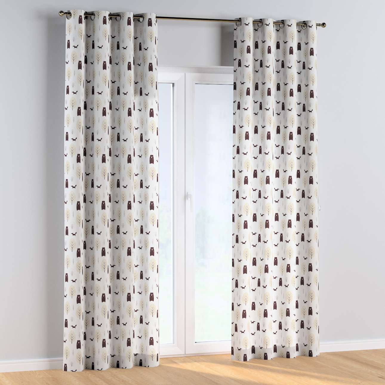 Draperie pentru copii, Magic Eyelet Bear, 130 x 260 cm (1)