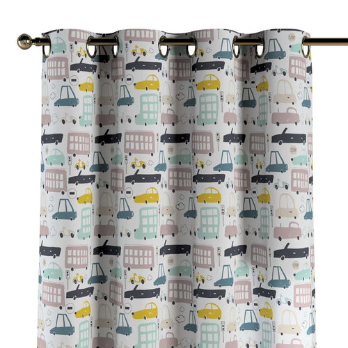 Draperie pentru copii, Magic Eyelet Cars, 130 x 260 cm