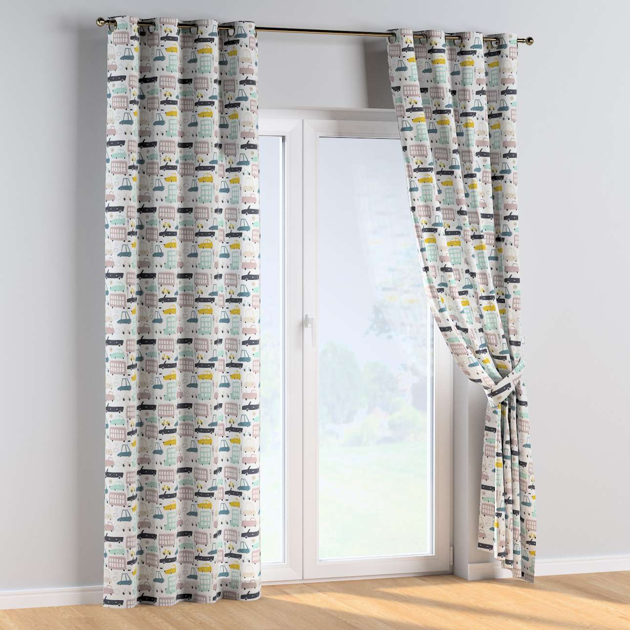 Draperie pentru copii, Magic Eyelet Cars, 130 x 260 cm (3)