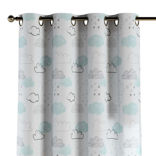 Draperie pentru copii, Magic Eyelet Clouds, 130 x 260 cm
