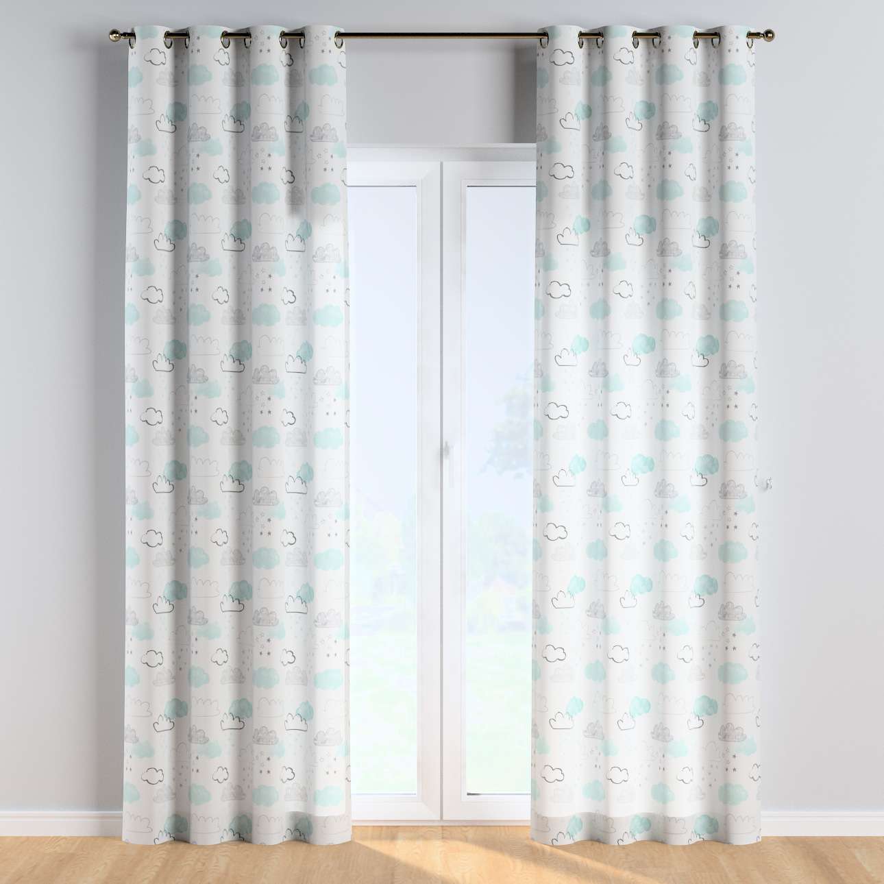 Draperie pentru copii, Magic Eyelet Clouds, 130 x 260 cm (2)