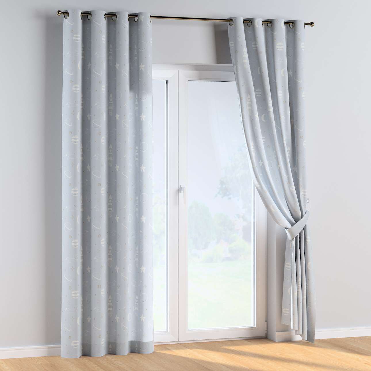 Draperie pentru copii, Magic Eyelet Cosmos, 130 x 260 cm (3)