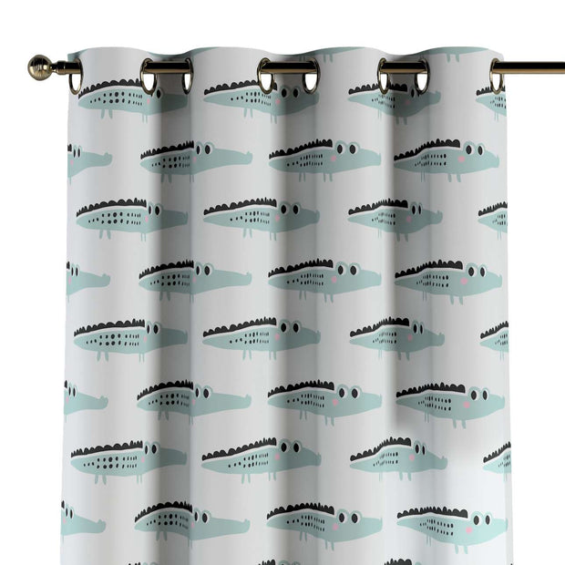 Draperie pentru copii, Magic Eyelet Crocodile, 130 x 260 cm