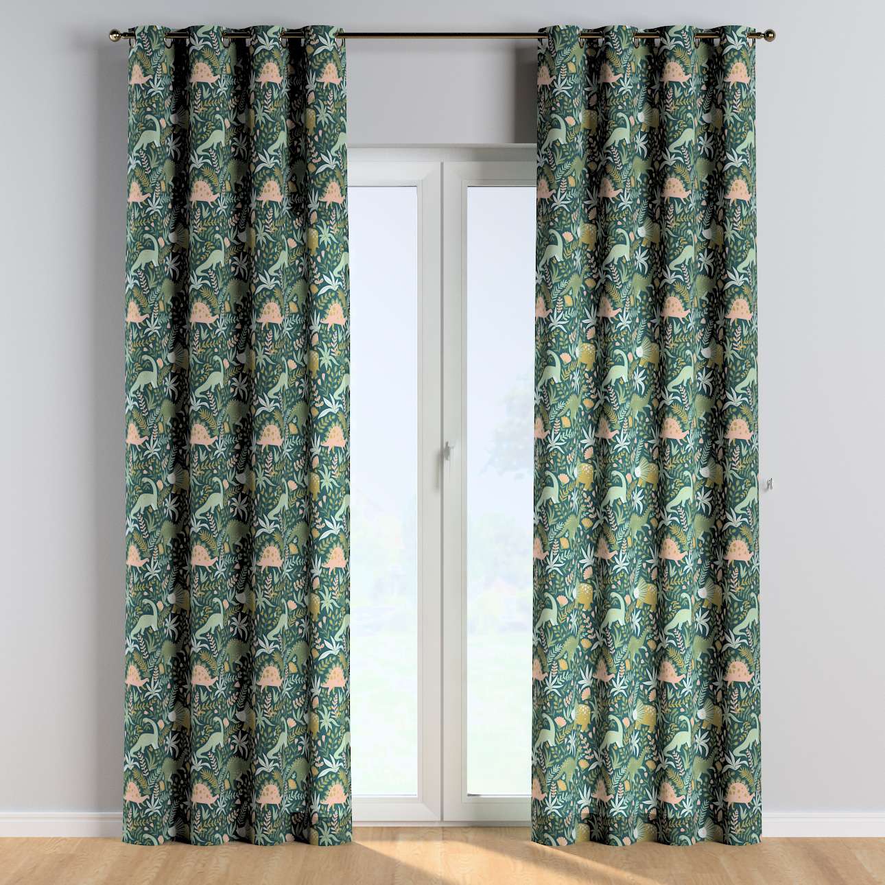 Draperie pentru copii, Magic Eyelet Dino, 130 x 260 cm (2)